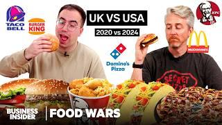 How Fast Food Chains Have Changed: 2020 vs 2024 (US Vs UK) I Food Wars | Insider Food