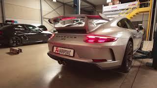 Porsche 911 991.2 GT3 4.0 DFI with Akrapovic Titanium Exhaust by SHIFTECH