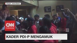 Sindir Megawati, Kantor Koran Radar Bogor Diamuk Puluhan Kader PDIP