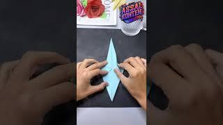 cara membuat origami burung