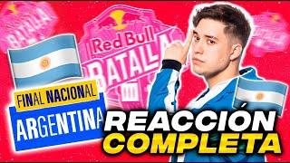 ¡ARGENTINA TIENE EL MEJOR RAPEO DEL PLANETA! RED BULL BATALLA ARGENTINA - REACCIÓN COMPLETA KAPO 013