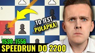 Jak SZYBKO wygrać w szachy? Speedrun szachowy do 2200 #9 | Michał Kanarkiewicz