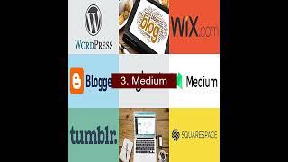 Top 10 Blogging Platforms #shorts