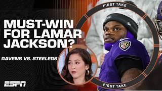 Why I believe the Ravens vs. Steelers is more important for Lamar Jackson than Russ | First Take