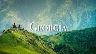  THE BEAUTIES OF GEORGIA by DRONE (4K Ultra HD)(Drone Footage)