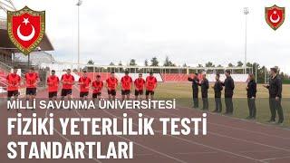 Milli Savunma Üniversitesi Fiziki Yeterlilik Testi Standartları