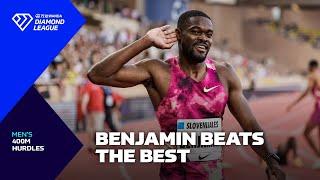 Rai Benjamin beats Warholm and Dos Santos in Monaco 400m hurdles - Wanda Diamond League 2024