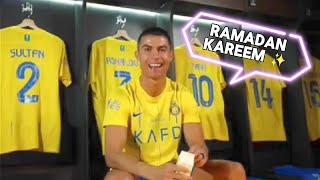 Cristiano Ronaldo saying Ramadan Kareem ️