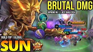 SUN BEST BUILD 2024 | BUILD TOP GLOBAL SUN GAMEPLAY | MOBILE LEGENDS