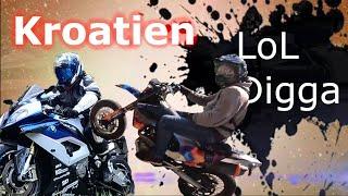 Kroatien, Traum für jeden Motorrad Fahrer