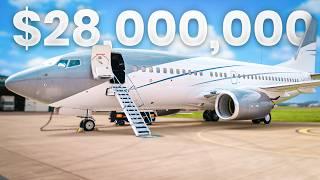 Inside A $28,000,000 Boeing Private Jet!