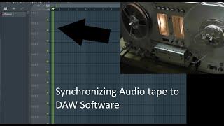 Tape Midi Sync Demo using Pioneer RT-707 and Syncman SMPTE Box