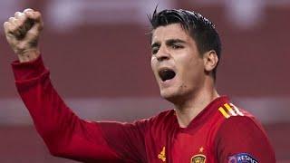 Alvaro Morata goal vs Germany Nations League 2020 Espana vs Alemania