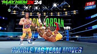 All New Tag Team Finishers WWE MAYHEM 2k24