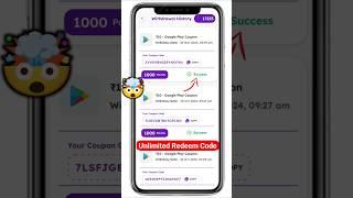 100% Free Google Play Redeem Code | Free Redeem code App | Free Fire Redeem Code | Free Redeem Code