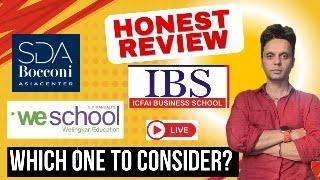 IBS (ICFAI) vs SDA BOCCONI vs WELINGKAR|  Honest & unbiased review of IBS, SDA BOCCONI & WELINGKAR!