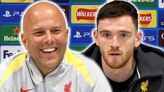  LIVE | Arne Slot and Andrew Robertson pre-match press conference | Liverpool v Real Madrid