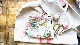 #slowstitching | Projects in Progress | Very Vintage Pouch (s) Ep 1