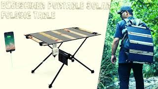 Solar Portable Folding Table - Ecoeshiner