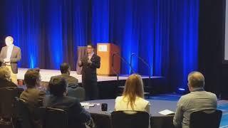 Brian Mahoney (Percept Research) explaining EMBA budgetary allocations