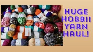 Huge Hobbii Yarn Haul - Unboxing - Fantasy Jumbo - Amigo - Aquarelle - Cotton Dazola Designs Crochet