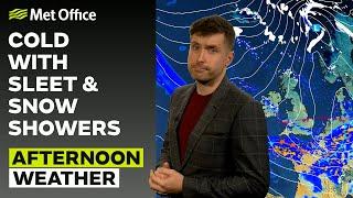 19/11/24 - Mainly clear but some wintry spells  - Afternoon Weather Forecast UK – Met Office Weather