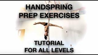 How to start training for your pole handspring or ayesha! - Pole Dancing Tutorials by ElizabethBfit