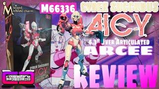 cXc Cyber Succubus AICY M66336 6.3” Over Articulated KO Flame Toys ARCEE Model Kit Review