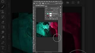 How to Make Dual Light Effect In Photoshop 2024 #photoshop #photoshoptutorial #shortsvideo