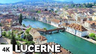 LUCERNE SWITZERLAND 4K / CITY TOUR 2021