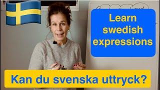 Learn swedish Kan du vanliga svenska uttryck med "UNDER" Lyssna och skriv, lär dig förstå