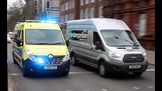 Special Ambulance Transfer Service - Brand New Emergency ambulance responding in London