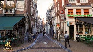 Amsterdam, Netherlands • Walking Tour (Morning) • 4K #ASMR