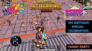 [Hindi] PUBG MOBILE | MY BIRTHDAY SPECIAL CELEBRATION FUNNY PARTY