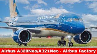 AIRBUS A320/321NEO Compilation, Airbus Toulouse Factory & Flight test (2024)