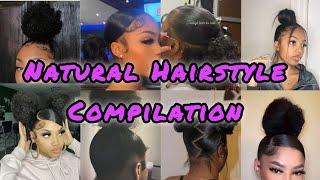 CUTE and easy Natural Hairstyles Compilation 2024 #compilation #curlyhairstyles