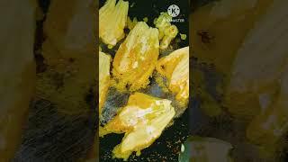 Pumpkin flower fry#Shorts#Nibeditas cooking corner#r