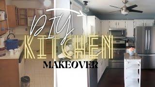 DIY SMALL KITCHEN MAKEOVER on a BUDGET