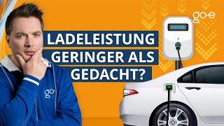 E-Auto Ladeleistung: Warum lädt mein Auto nicht mit voller Leistung und langsamer als erwartet?