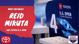 Reid Mikuta Posts Personal Best in Men’s 100M Breaststroke | 2021 Toyota U.S. Open Championships