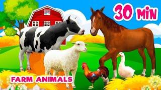 "Farm Animals Song for Toddlers | Fun Educational Video"