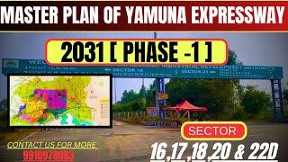 Yamuna expressway authority plot master plan sector -16,17,18, 20 & 22D | yeida Market price today