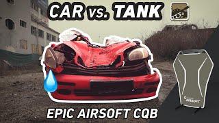 TANK VS CAR: Epic Airsoft CQB with Trainshot