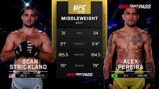 Alex "Poatan" Pereira x Sean Strickland | LUTA COMPLETA | UFC 313