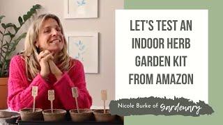 Let's Test an Indoor Herb Garden Kit from Amazon