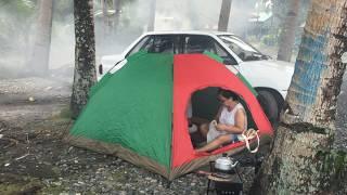 CAMPING IN A WILD SHORE #maxandmattvlog #nature #camping #seabreeze