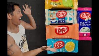 Trying 5 Different Japanese Kit-Kats! - AndrewEatsAll Reviews!