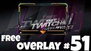 STREAM OVERLAY FREE DOWNLOAD#51 / OBS STUDIOS YOUTUBE/TWITCH / Deutsch / Germany