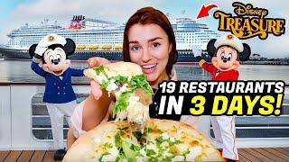 I Ate at Every Restaurant on the Brand New Disney Cruise Ship!