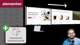 Horizontal & Vertical Scrolling Website - Elementor GSAP